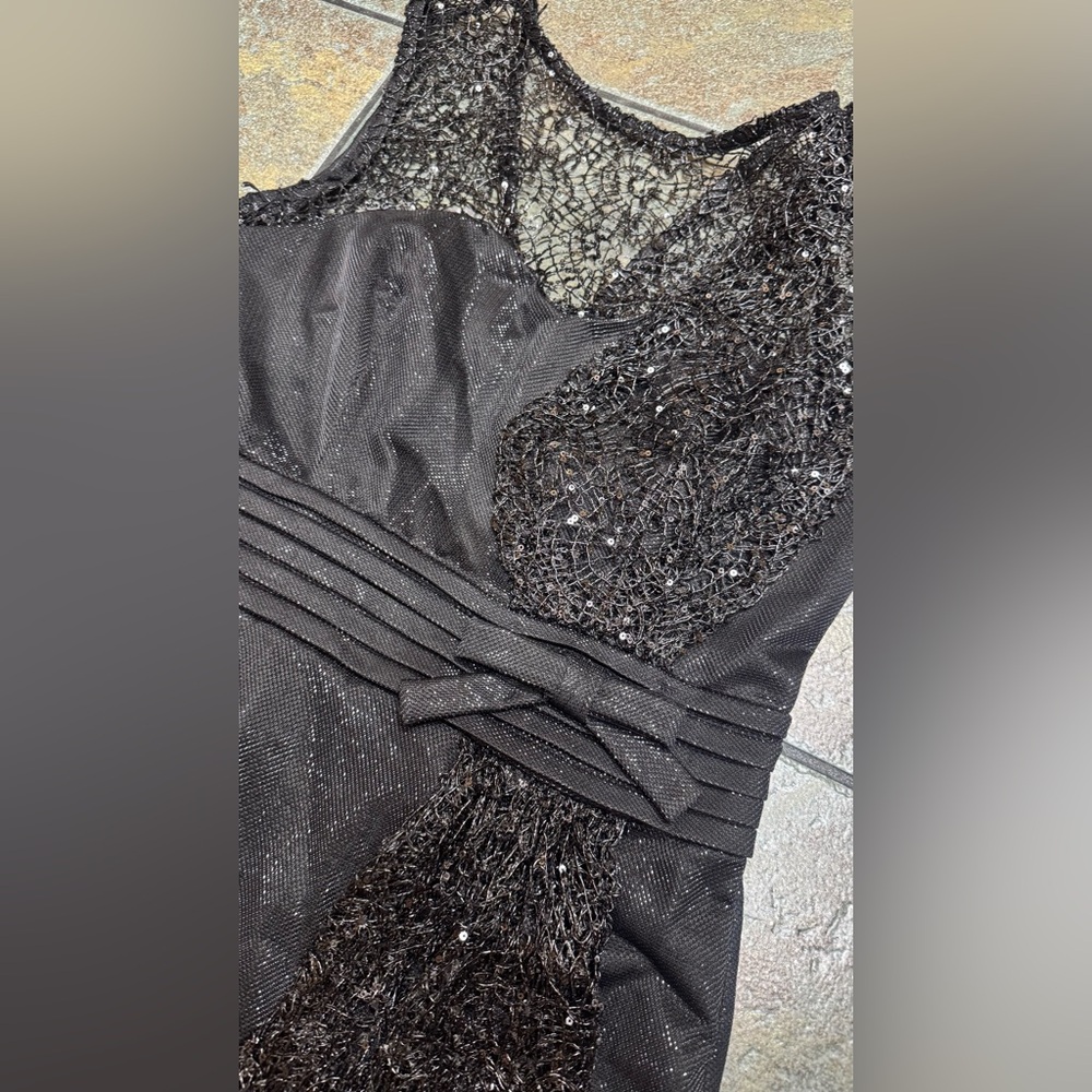 Tatyana Black Lace Maxi Dress - Picture 11 of 14